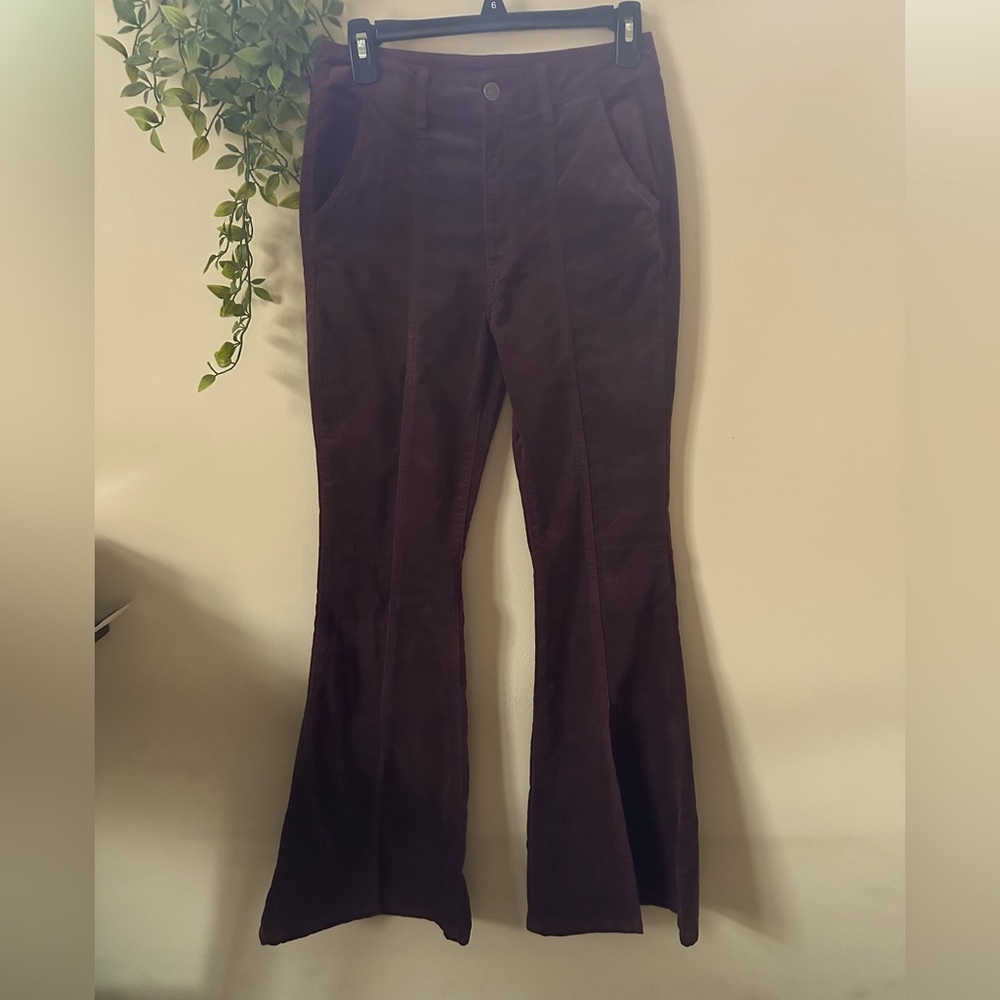 Purple Flare Pants